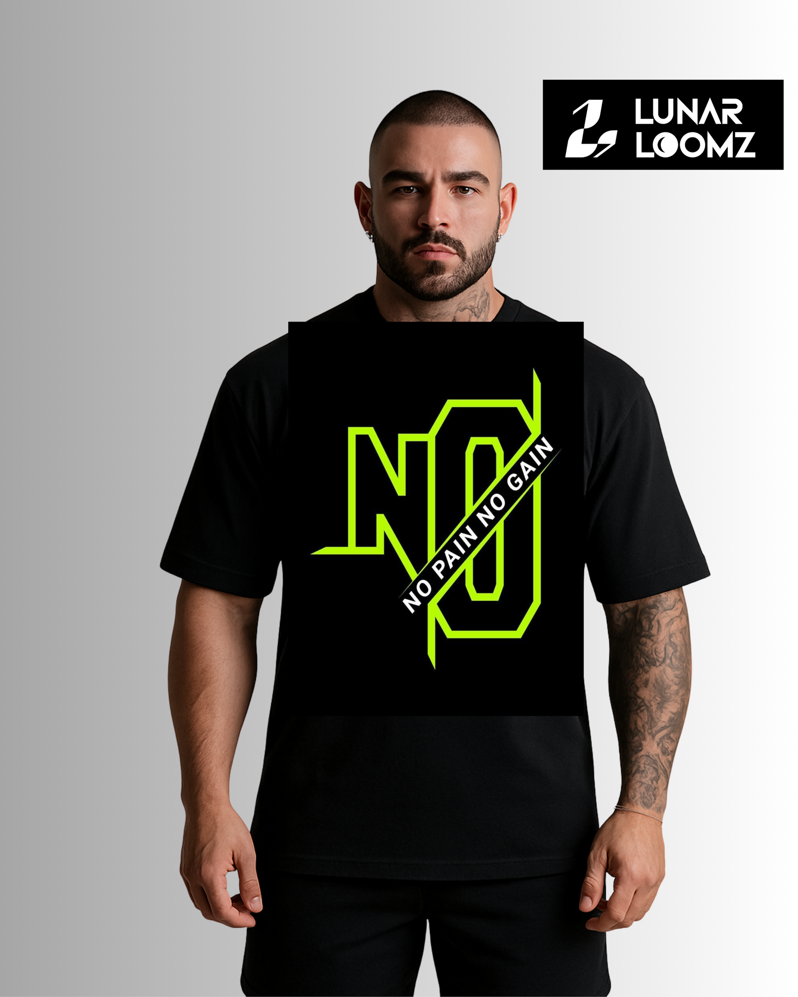 No Pain No Gain -Black